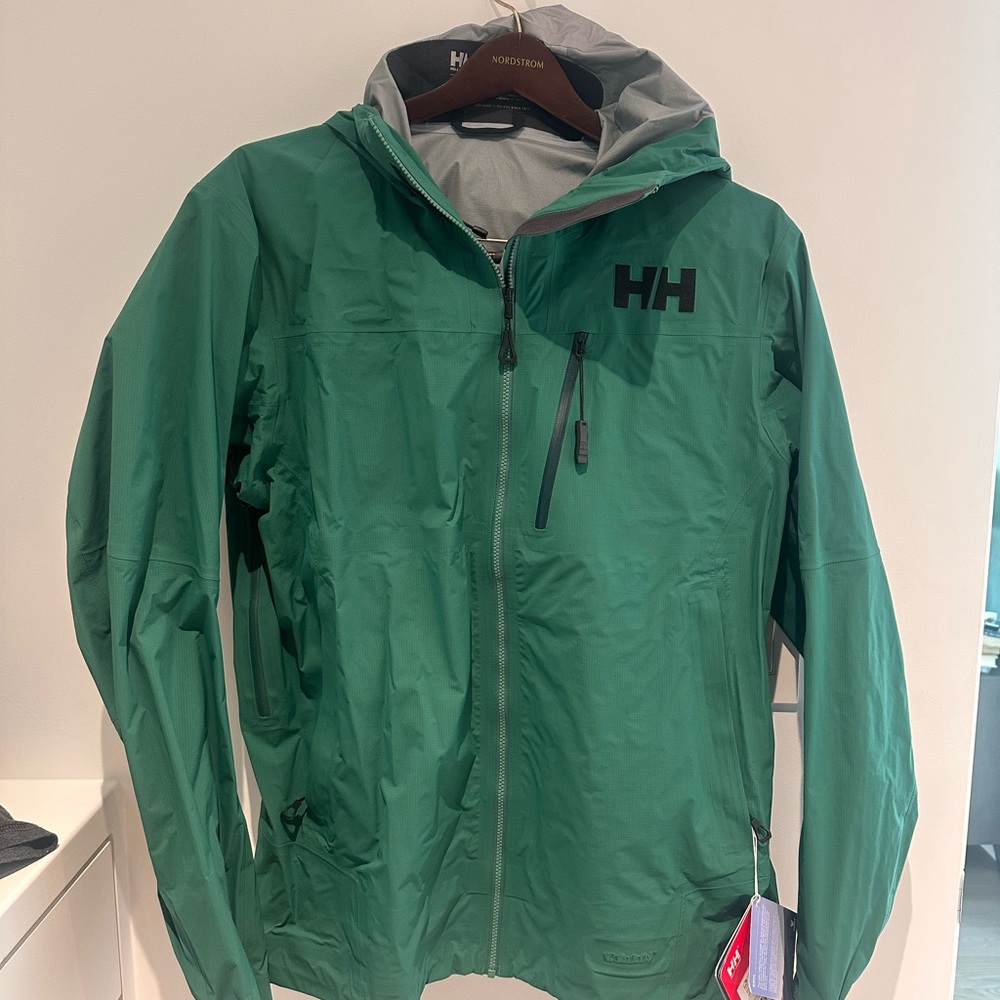 Helly Hansen Green Hooded Jacket